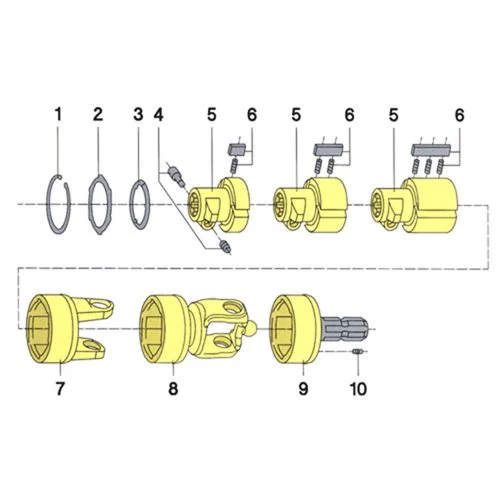 Over Run Clutch 1-1/8 x 6 To 1-3/8 x 6