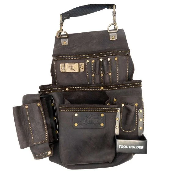 OX Pro Oil Tanned 14 Pocket Top Grain Pouch with Air Gun Holder