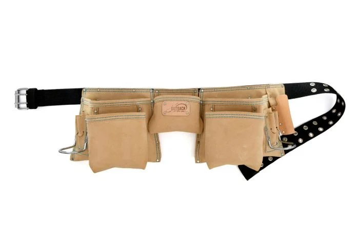 OX Trade 12-Pocket Apron, Suede Leather