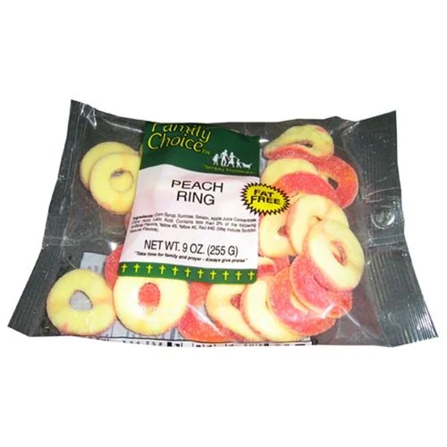 PEACH RINGS CANDY