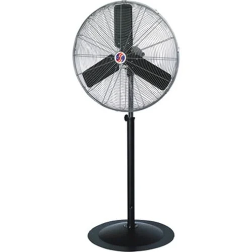 Pedestal Fan, 30 In. Wide, Adjustable Height
