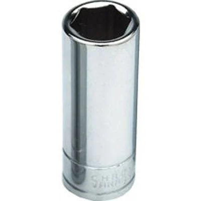 Performance Tool W32421 Chrome Socket, 1/2" Drive, 21mm, 6 Point, Deep