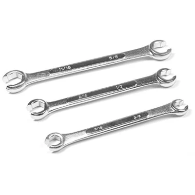 Performance Tool W350 3 Pc SAE Flare Nut Wrench Set
