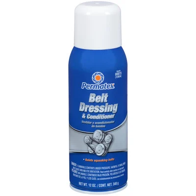 Permatex Belt Dressing and Conditioner 12 oz Aerosol Spray Eliminates Squeaks (80073)