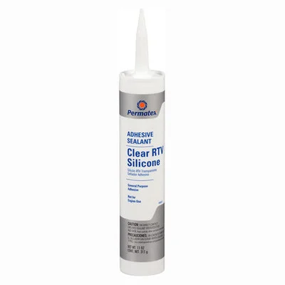 Permatex Clear RTV Silicone Adhesive Sealant 11 oz General-Purpose (80855)