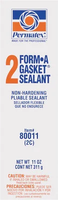 Permatex Form-A-Gasket #2 Slow-Drying Non-Hardening Sealant 11 oz Tube (80011)