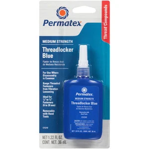 Permatex Medium Strength Threadlocker Blue Ensures Secure Fastening (24240)