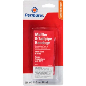 Permatex Muffler Tailpipe Bandage Seals Holes Leaks High Temp Resistance (80331)