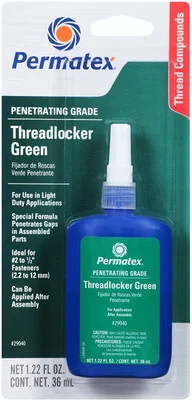 Permatex Penetrating Grade Threadlocker Green Low Viscosity (29040)