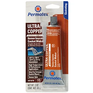 Permatex Ultra Copper Maximum Temperature RTV Silicone Gasket Maker (81878)