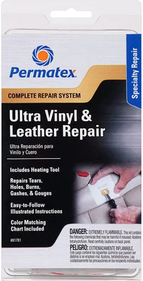 Permatex Ultra Series Vinyl and Leather Repair Kit with Electric Heat Tool (81781)