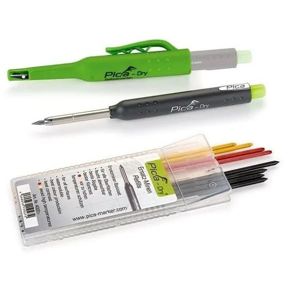 Pica Dry 3030 Pencil + 4020 Color Lead Refill