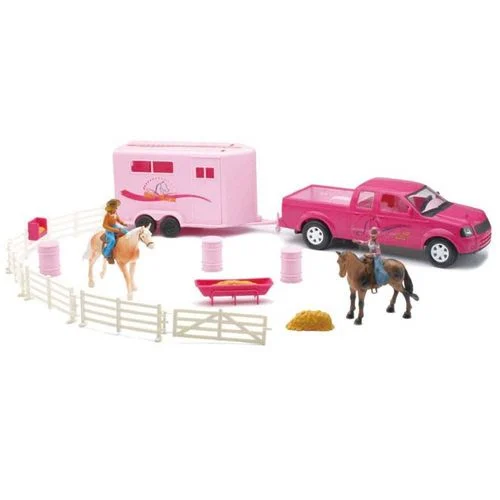 Pink Truck and Trailer Sunshine Ranch Set