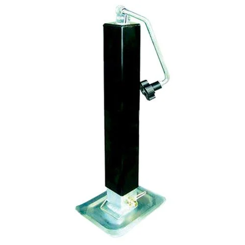 Plain Mount Weld-On Square Jack, 7000 Lb. Lift Capacity with Drop Leg