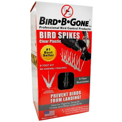 Plastic Bird Spikes, 5 In. Height