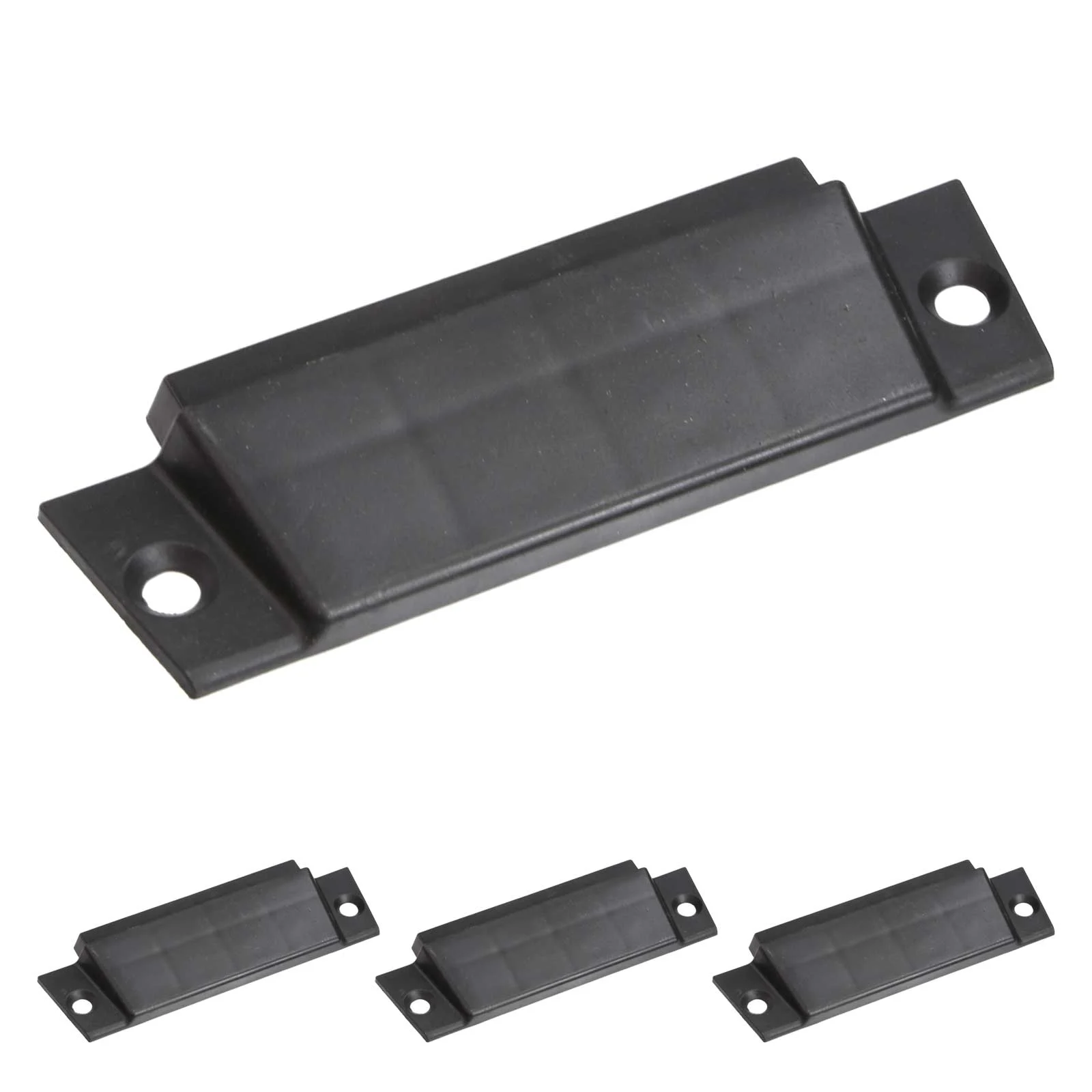Plastic End Cap w/ Install Holes for Horizontal E-Track | 4-Pack