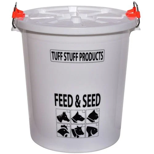 Plastic Feed & Seed Storage Pail, 26.5 Gallons/130 Lbs.