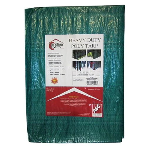Poly Tarp, Brown / Green, 12 x 16