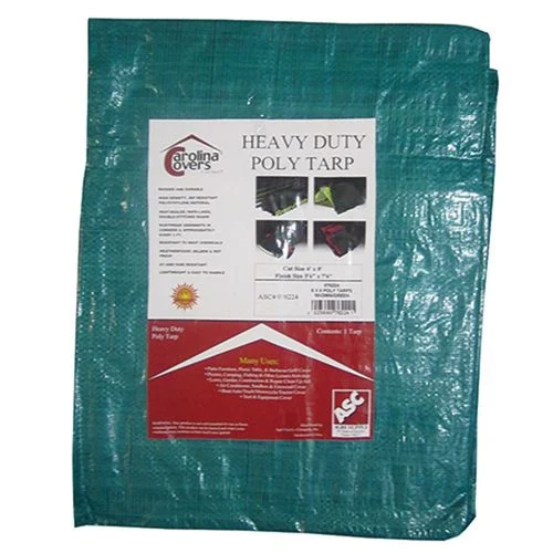 Poly Tarp, Brown / Green, 6 x 8