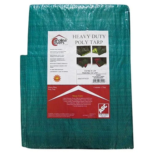 Poly Tarp, Brown / Green, 8 x 10