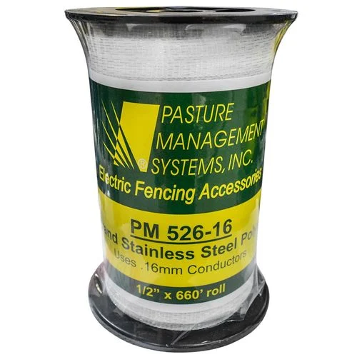 Polytape 1/2" Width 6 Stainless Steel Conductors 660 Ft. Roll