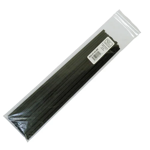 Polyvance 13/64" x 1/16" Polypropylene Black Welding Rod