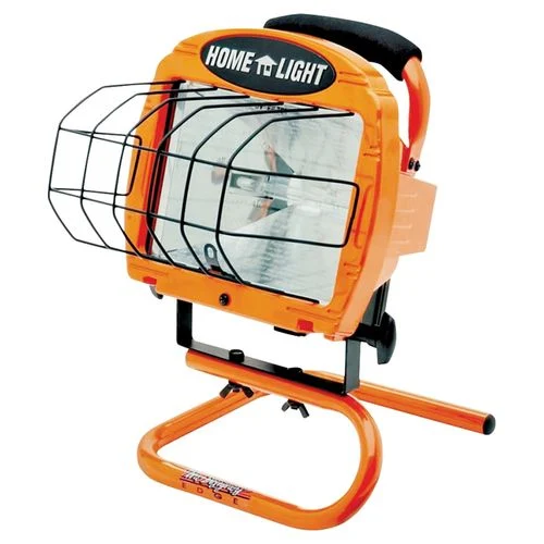 Portable Worklight with Switch, 500 Watt