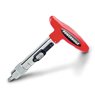 Powerbuilt 1/4" Drive Ratcheting T-Handle Torque Wrench (649971)