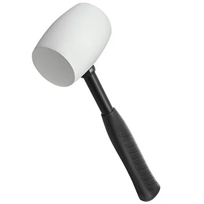 Powerbuilt 16 Oz. White Rubber Mallet (648336)