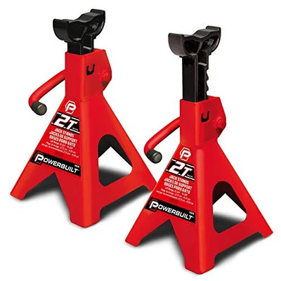 Powerbuilt 2-Ton Ratchet Jack Stand Pair (640399)