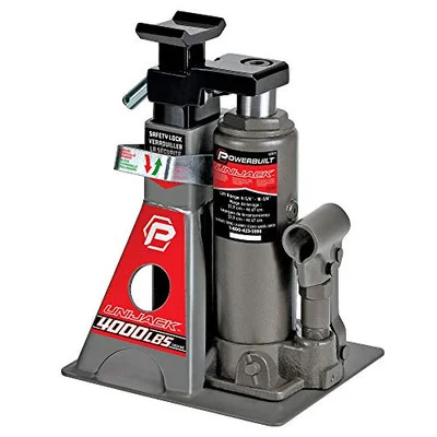 Powerbuilt 2-Ton Unijack Hydraulic Bottle Jack & Jackstand (620470)