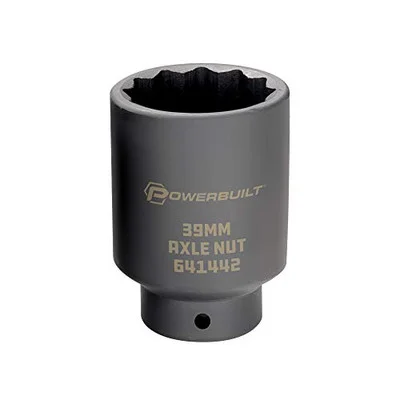 Powerbuilt 39mm Axle Nut Socket 1/2" Drive (641442)