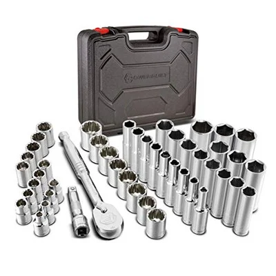 Powerbuilt 47-Piece Mechanics Tool Set, 3/8" Drive, SAE & Metric (642451)