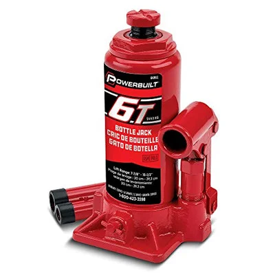 Powerbuilt 6-Ton Bottle Jack Heavy-Duty Hydraulic Lift (640911)