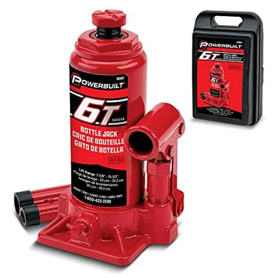 Powerbuilt 6-Ton Bottle Jack with Storage Case (640407)