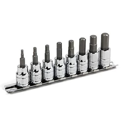 Powerbuilt 8-Piece 3/8" Drive Metric Hex Bit Socket Set (642405)