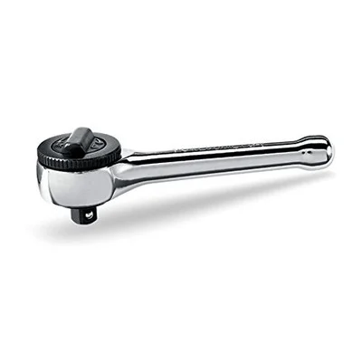 Powerbuilt Alltrade 3/8″ Stubby Spin-Disc Ratchet Driver Silver (641514)