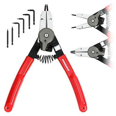 Powerbuilt Combo Switch Internal/External Snap Ring Pliers Straight-Jaw (941456)