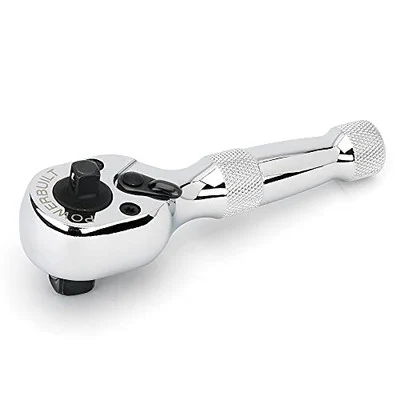 Powerbuilt Dual-Head Stubby Ratchet 1/4-in & 3/8-in (640931)