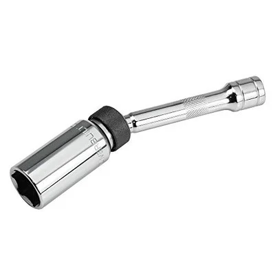 Powerbuilt Magnetic Swivel Spark Plug Socket 5/8" × 6" (641852)
