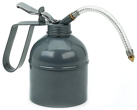 Powerbuilt Oil Lubrication Can, 1 Pint Capacity, Thumb Lever Pump (648751)