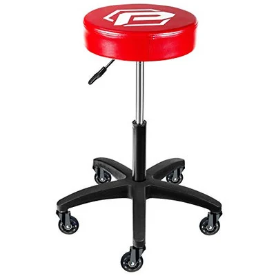 Powerbuilt Rolling Shop Stool Adjustable Height Seat (240250)