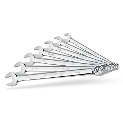 Powerbuilt SAE Long Pattern Combination Wrench Set (640436)
