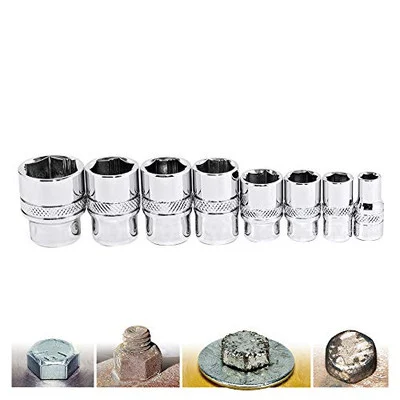 Powerbuilt Zeon 8-Piece Metric Socket Set for Rusted Bolts (941322)