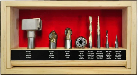 Powermatic PM-RBS CNC Router Bit Set (1797003)