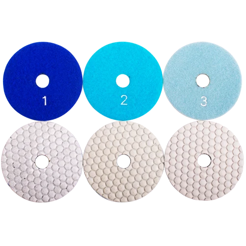 Premium Hybrid Polishing Pads 3 Step Set - ASHT