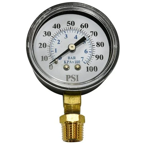 Pressure Gauge, 0-100 PSI