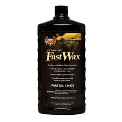 Presta 134132 VOC Compliant Fast Wax, 32 oz.