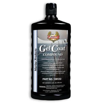 Presta Products Gel Coat Compound Marine Industrial VOC Compliant - 32oz (138532)