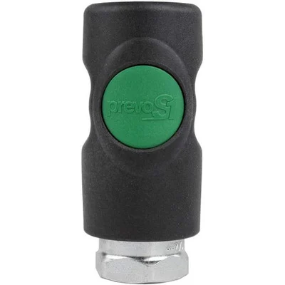Prevost ESI071201CP High Flow, Smart Safety Coupling, 1/4" FNPT